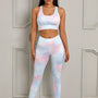 Yocwear Tie Dye Sports Bra and Leggings Set